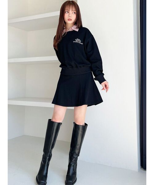 RESEXXY（リゼクシー）の「エンブロイダリースウェットトップス【セットアップ着用可能】（スウェット・レディース・アイボリー/グレー/ブラック・FREE）」の21枚目の写真