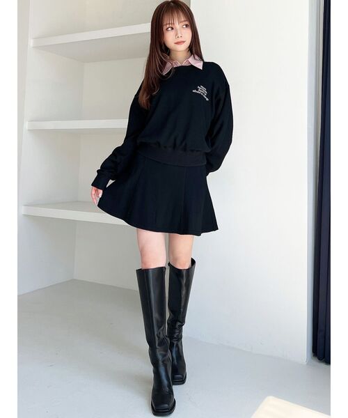 RESEXXY（リゼクシー）の「エンブロイダリースウェットトップス【セットアップ着用可能】（スウェット・レディース・アイボリー/グレー/ブラック・FREE）」の22枚目の写真