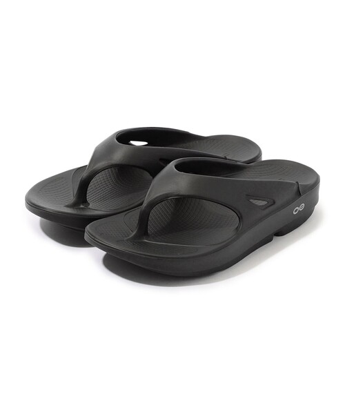 OOFOS（ウーフォス）の「OOFOS OOriginal サンダル（サンダル・レディース・ライトブルー/ブラック・25/24/23）」の2枚目の写真