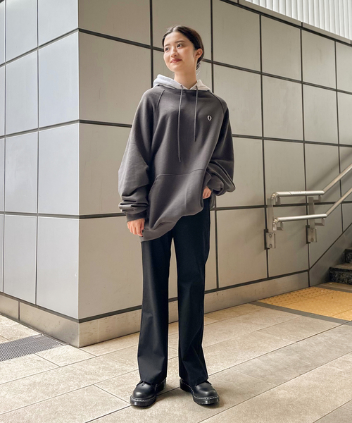JOINT WORKS(ジョイントワークス)の「ダブルクロスバックフレアパンツ(スラックス・レディース・パープル/ブラウン/ブラック・SMALL/MEDIUM)」の7枚目の写真