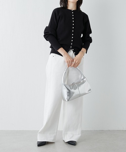 PAPILLONNER（パピヨネ）の「レザーワンハンドルショルダー（ショルダーバッグ・レディース・シルバー/ピンク・FREE）」の21枚目の写真