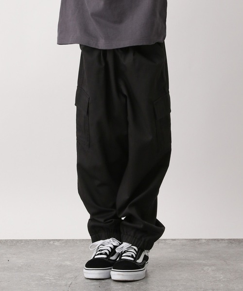 GLOBAL WORK(グローバルワーク)の「ツイルカーゴジョグパンツ907677(カーゴパンツ・キッズ・ブラック/カーキ・100cm/110cm/120cm/130cm/140cm/150cm/160cm)」の3枚目の写真