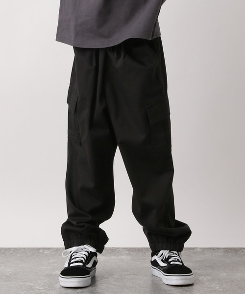 GLOBAL WORK(グローバルワーク)の「ツイルカーゴジョグパンツ907677(カーゴパンツ・キッズ・ブラック/カーキ・100cm/110cm/120cm/130cm/140cm/150cm/160cm)」の4枚目の写真