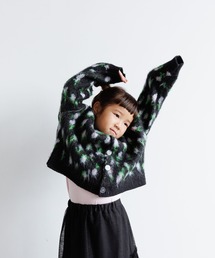 シャギーフラワージャガードカーデ　973679