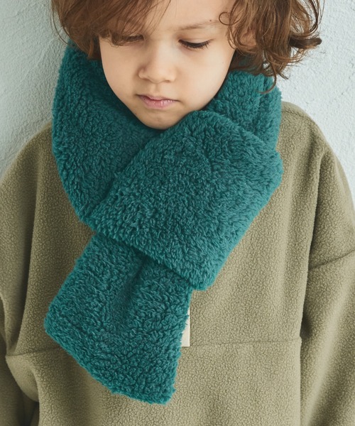 ボア 異素材切り替え マフラー（マフラー）｜pairmanon（ペアマノン