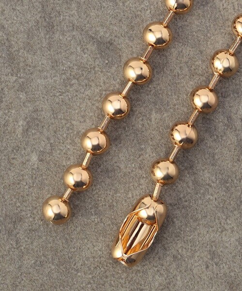 FREAK'S STORE（フリークスストア）の「ハート ボールチェーン ネックレス（ネックレス・レディース・ゴールド/シルバー・ONE SIZE）」の7枚目の写真