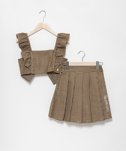 by LOVEiT(バイラビット)の「ビスチェセットアップ(ブルゾン・キッズ・モカ/ブラック・140cm/130cm/120cm/150cm/160cm)」の4枚目の写真