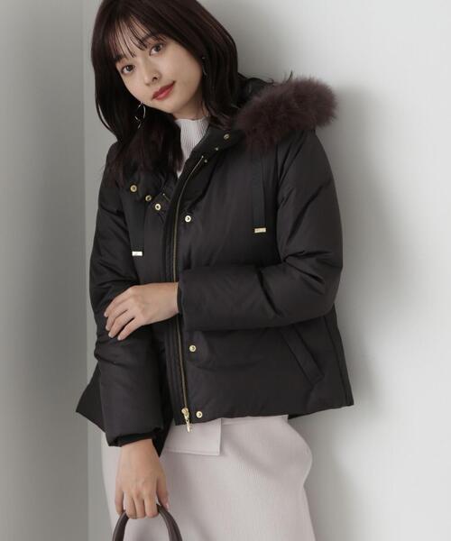 PROPORTION BODY DRESSING（プロポーションボディドレッシング）の「ウエストマークショートダウン / 1213255007（ダウンジャケット/コート・レディース・グレー/ブラック/ホワイト系その他・MEDIUM/SMALL/X-SMALL）」の7枚目の写真