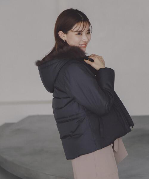 PROPORTION BODY DRESSING（プロポーションボディドレッシング）の「ウエストマークショートダウン / 1213255007（ダウンジャケット/コート・レディース・グレー/ブラック/ホワイト系その他・MEDIUM/SMALL/X-SMALL）」の11枚目の写真
