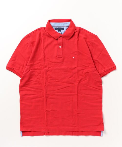 TOMMY HILFIGER（トミーヒルフィガー）の「【TOMMY HILFIGER】ベーシック ワンポイントロゴ ポロシャツ ゴルフ ギフト プレゼント 贈り物 7802266（ポロシャツ・メンズ・ネイビー/グレー/レッド/ホワイト/ブラック・L/S/M）」の5枚目の写真