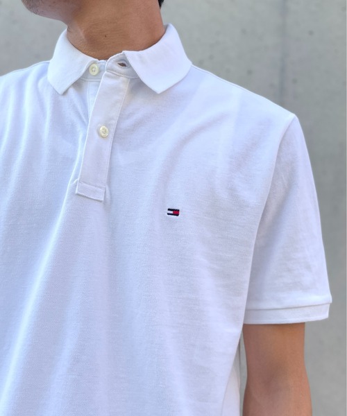 TOMMY HILFIGER（トミーヒルフィガー）の「【TOMMY HILFIGER】ベーシック ワンポイントロゴ ポロシャツ ゴルフ ギフト プレゼント 贈り物 7802266（ポロシャツ・メンズ・ネイビー/グレー/レッド/ホワイト/ブラック・L/S/M）」の13枚目の写真