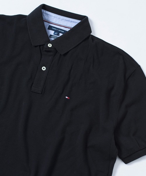 TOMMY HILFIGER（トミーヒルフィガー）の「【TOMMY HILFIGER】ベーシック ワンポイントロゴ ポロシャツ ゴルフ ギフト プレゼント 贈り物 7802266（ポロシャツ・メンズ・ネイビー/グレー/レッド/ホワイト/ブラック・L/S/M）」の17枚目の写真