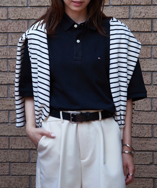 TOMMY HILFIGER（トミーヒルフィガー）の「【TOMMY HILFIGER】ベーシック ワンポイントロゴ ポロシャツ ゴルフ ギフト プレゼント 贈り物 7802266（ポロシャツ・メンズ・ネイビー/グレー/レッド/ホワイト/ブラック・L/S/M）」の20枚目の写真