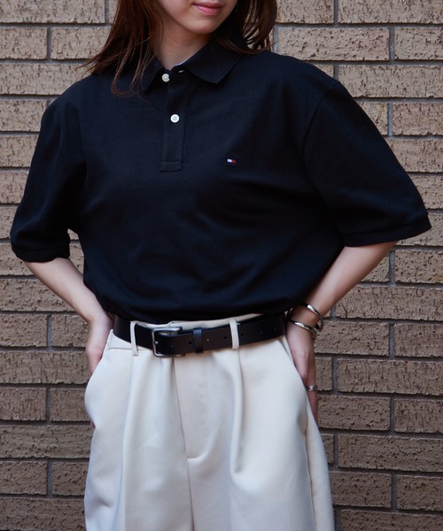 TOMMY HILFIGER（トミーヒルフィガー）の「【TOMMY HILFIGER】ベーシック ワンポイントロゴ ポロシャツ ゴルフ ギフト プレゼント 贈り物 7802266（ポロシャツ・メンズ・ネイビー/グレー/レッド/ホワイト/ブラック・L/S/M）」の18枚目の写真