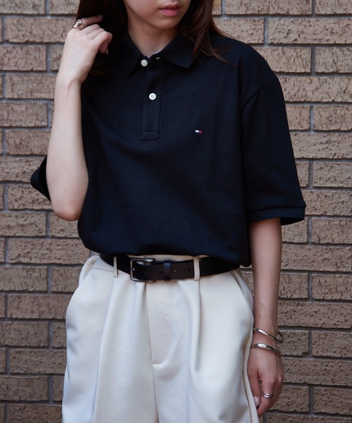 TOMMY HILFIGER（トミーヒルフィガー）の「【TOMMY HILFIGER】ベーシック ワンポイントロゴ ポロシャツ ゴルフ ギフト プレゼント 贈り物 7802266（ポロシャツ・メンズ・ネイビー/グレー/レッド/ホワイト/ブラック・L/S/M）」の19枚目の写真