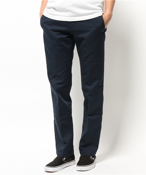 Dickies（ディッキーズ）の「WD874 ローライズワークパンツ 《WASHED》（チノパンツ・メンズ・ダークネイビー/ベージュ/ブラック/カーキ/アーミー/ヘザ－グレー・34inch/30inch/36inch/28inch/32inch）」の6枚目の写真