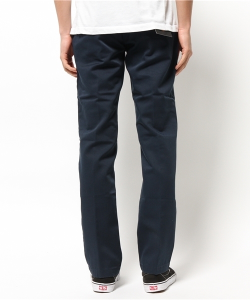 Dickies（ディッキーズ）の「WD874 ローライズワークパンツ 《WASHED》（チノパンツ・メンズ・ダークネイビー/ベージュ/ブラック/カーキ/アーミー/ヘザ－グレー・34inch/30inch/36inch/28inch/32inch）」の8枚目の写真