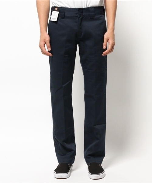 Dickies（ディッキーズ）の「WD874 ローライズワークパンツ 《WASHED》（チノパンツ・メンズ・ダークネイビー/ベージュ/ブラック/カーキ/アーミー/ヘザ－グレー・34inch/30inch/36inch/28inch/32inch）」の9枚目の写真