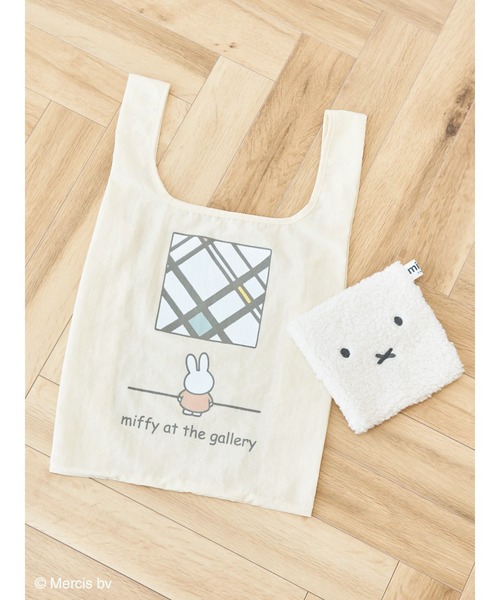 Green　Parks（グリーンパークス）の「miffy/エコバッグ（エコバッグ/サブバッグ・レディース・オフホワイト/ピンク/ミント/サックスブルー・FREE）」の20枚目の写真