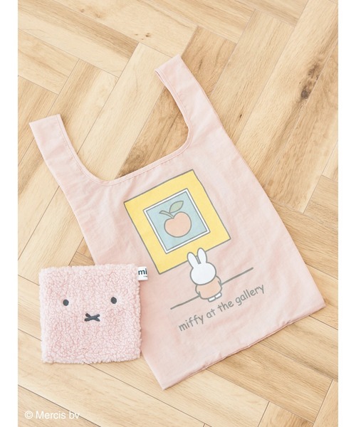 Green　Parks（グリーンパークス）の「miffy/エコバッグ（エコバッグ/サブバッグ・レディース・オフホワイト/ピンク/ミント/サックスブルー・FREE）」の21枚目の写真