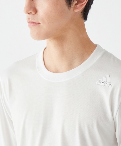 adidas（アディダス）の「adidas/アディダス ワンポイントロゴ クルーネック ロングスリーブ 綿混タイプ（その他アンダーウェア/インナー・メンズ・ブラック/ブルー系その他/オレンジ系その他/ホワイト・LARGE/MEDIUM）」の7枚目の写真