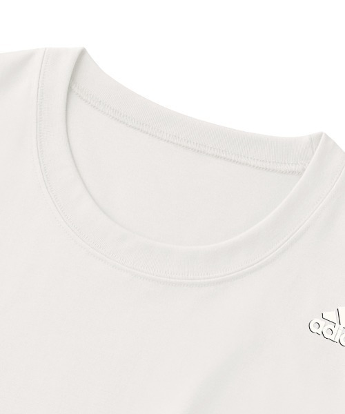 adidas（アディダス）の「adidas/アディダス ワンポイントロゴ クルーネック ロングスリーブ 綿混タイプ（その他アンダーウェア/インナー・メンズ・ブラック/ブルー系その他/オレンジ系その他/ホワイト・LARGE/MEDIUM）」の9枚目の写真