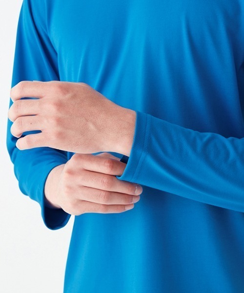 adidas（アディダス）の「adidas/アディダス ワンポイントロゴ クルーネック ロングスリーブ 綿混タイプ（その他アンダーウェア/インナー・メンズ・ブラック/ブルー系その他/オレンジ系その他/ホワイト・LARGE/MEDIUM）」の16枚目の写真