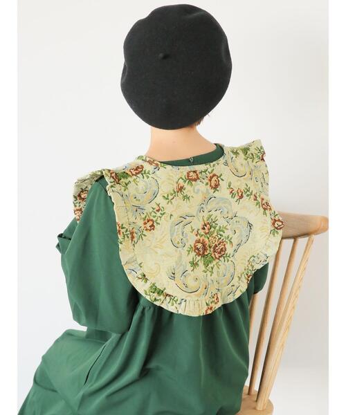 ehka sopo（エヘカソポ）の「ゴブランジレセットワンピース（ワンピース・レディース・ブラック/グリーン・F）」の11枚目の写真