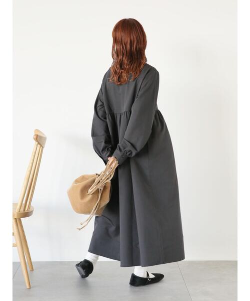 ehka sopo（エヘカソポ）の「ゴブランジレセットワンピース（ワンピース・レディース・ブラック/グリーン・F）」の15枚目の写真