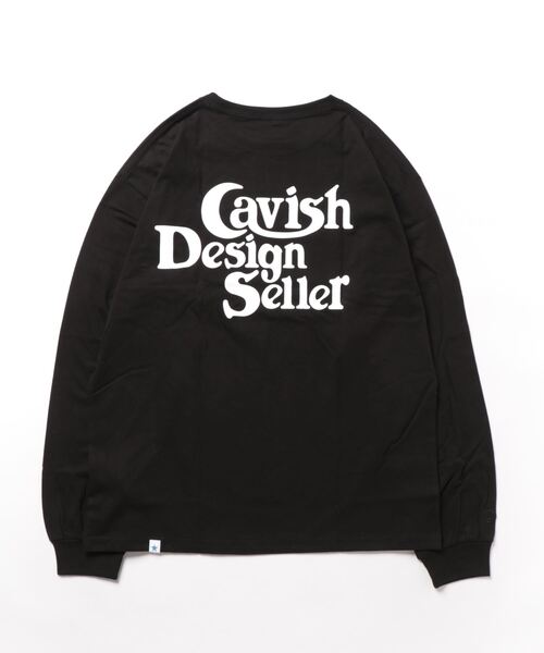 Cavish（カビシ）の「【UNISEX】CAVISH／セラーロゴ長袖Tシャツ（Tシャツ/カットソー・レディース・ホワイト/ブラック・MEDIUM/SMALL/LARGE）」の11枚目の写真