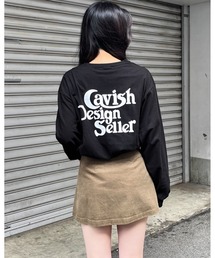 Cavish（カビシ）の「【UNISEX】CAVISH／セラーロゴ長袖Tシャツ（Tシャツ/カットソー）」
