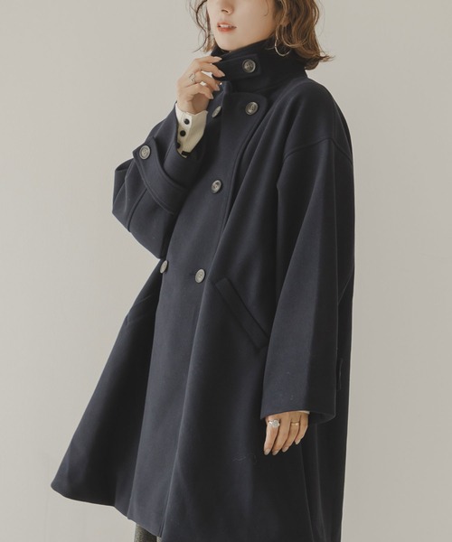 FORFORMO フォルフォルモ　スタンドカラーコート　ブラック STAFF STYLING｜THE SHOP YOHJI YAMAMOTO