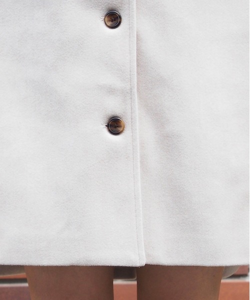 tiptop(ティップトップ)の「【ZOZO限定カラー】ミドル丈トレンチコート(トレンチコート・レディース・チャコールグレー/アイボリー/ダークブラウン/ブラック・FREE)」の21枚目の写真