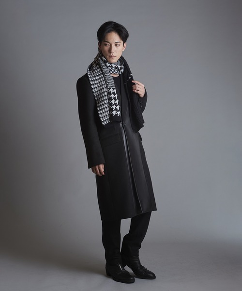 NO ID.(ノーアイディ)の「【NO ID.】Cable Knit Stole / ケーブル ニット ストール(ストール/ショール・メンズ・ホワイト/ブラック・ONE SIZE)」の17枚目の写真