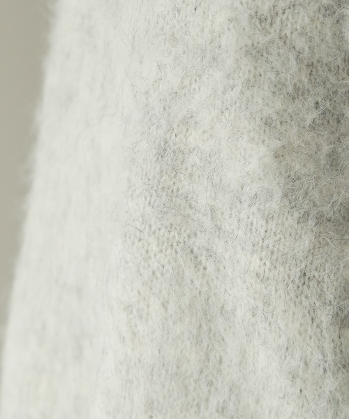 Bab（バブ）の「ボリュームスリーブモヘヤライクニット（ニット/セーター・レディース・ブラック/ブルー/杢グレー/オフホワイト・FREE）」の18枚目の写真