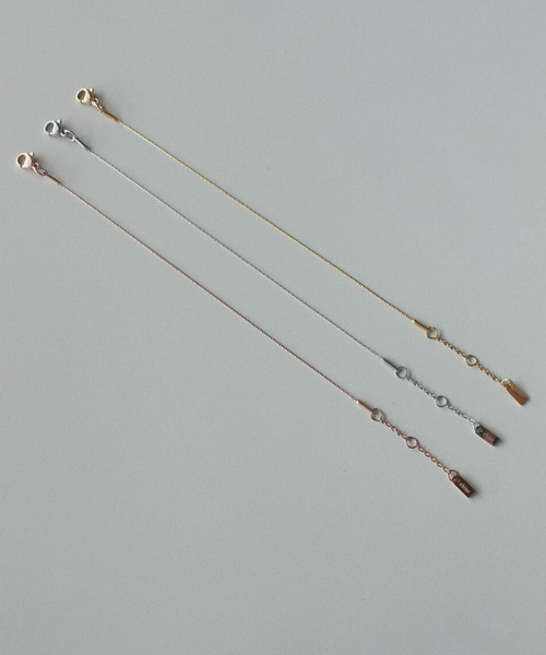 ebine(エビネ)の「金属アレルギー対応/0.6mm Skin Bracelet/ブレスレット(ブレスレット・レディース・ピンクゴールド/シルバー/ゴールド・FREE)」の12枚目の写真