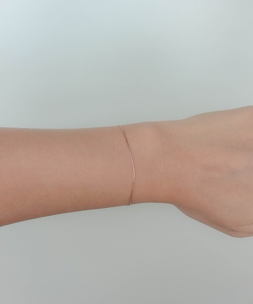 ebine(エビネ)の「金属アレルギー対応/0.6mm Skin Bracelet/ブレスレット(ブレスレット・レディース・ピンクゴールド/シルバー/ゴールド・FREE)」の20枚目の写真