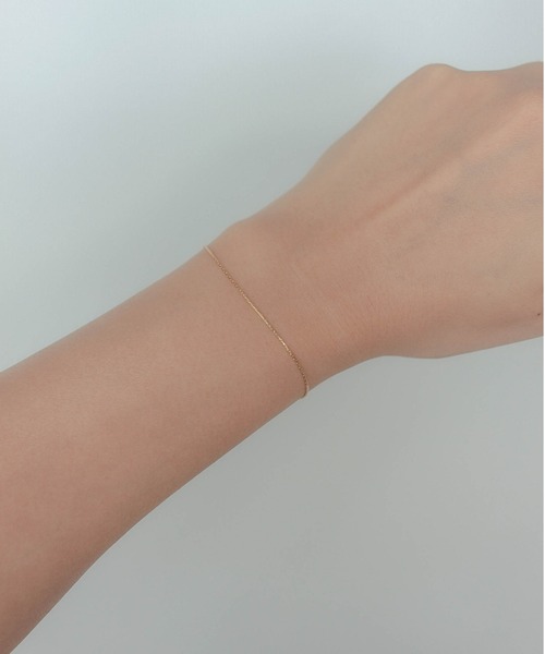 ebine(エビネ)の「金属アレルギー対応/0.6mm Skin Bracelet/ブレスレット(ブレスレット・レディース・ピンクゴールド/シルバー/ゴールド・FREE)」の22枚目の写真