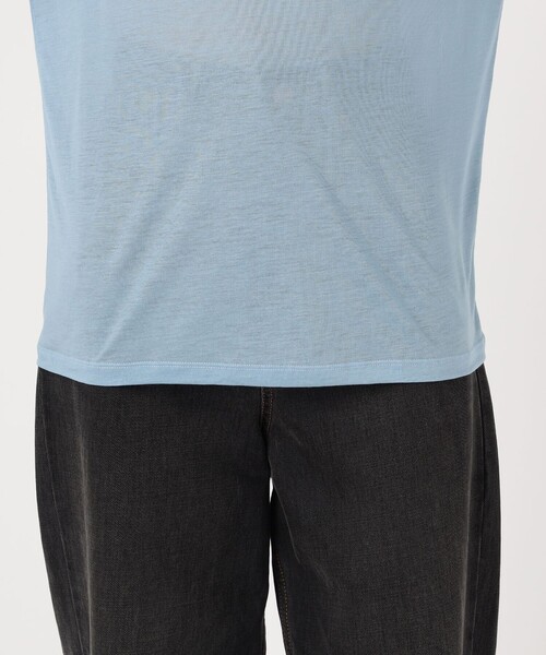 BASERANGE（ベースレンジ）の「BASERANGE LONG SLEEVE TEE（Tシャツ/カットソー・レディース・ライトブルー/レッド・S）」の10枚目の写真