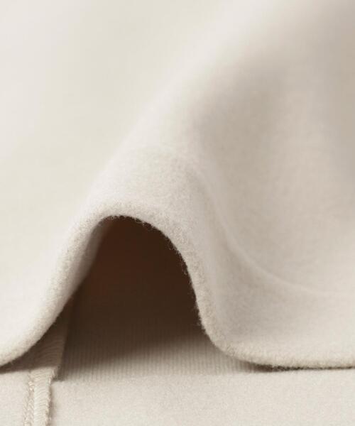 coen（コーエン）の「ライトエアーメルトンコートジャケット（その他アウター・レディース・ダークグレー/ライトグレー・FREE）」の9枚目の写真