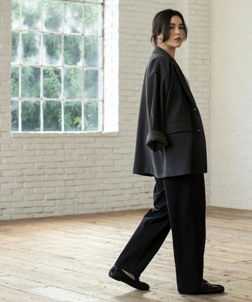 coen（コーエン）の「ライトエアーメルトンコートジャケット（その他アウター・レディース・ダークグレー/ライトグレー・FREE）」の15枚目の写真