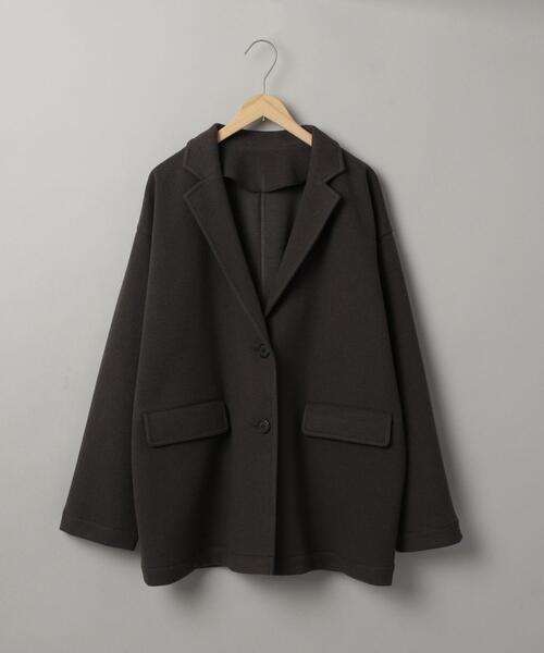 coen（コーエン）の「ライトエアーメルトンコートジャケット（その他アウター・レディース・ダークグレー/ライトグレー・FREE）」の17枚目の写真