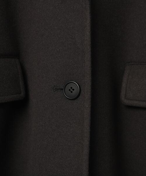 coen（コーエン）の「ライトエアーメルトンコートジャケット（その他アウター・レディース・ダークグレー/ライトグレー・FREE）」の18枚目の写真