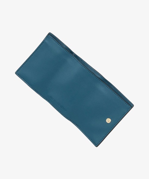 MICHAEL KORSMK シグネチャー エクストラスモール 財布 公式アウトレット】【日本限定】GREENWICH フラップ トライフォールド