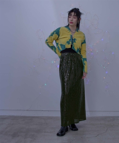 miette（ミエット）の「スパンコールタイトスカート（スカート・レディース・ブラック/シルバー・FREE）」の7枚目の写真