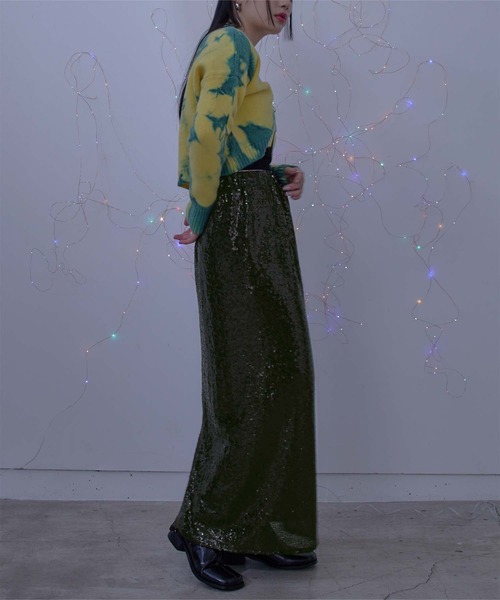 miette（ミエット）の「スパンコールタイトスカート（スカート・レディース・ブラック/シルバー・FREE）」の17枚目の写真