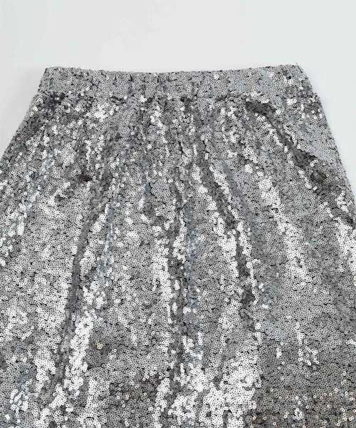 miette（ミエット）の「スパンコールタイトスカート（スカート・レディース・ブラック/シルバー・FREE）」の8枚目の写真