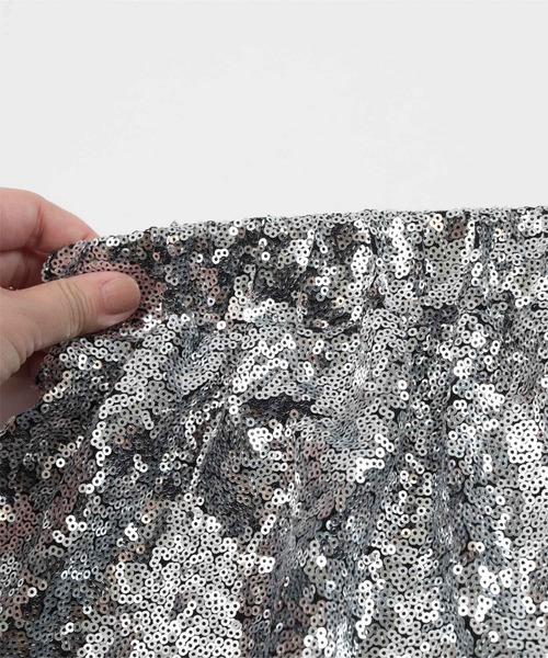 miette（ミエット）の「スパンコールタイトスカート（スカート・レディース・ブラック/シルバー・FREE）」の18枚目の写真