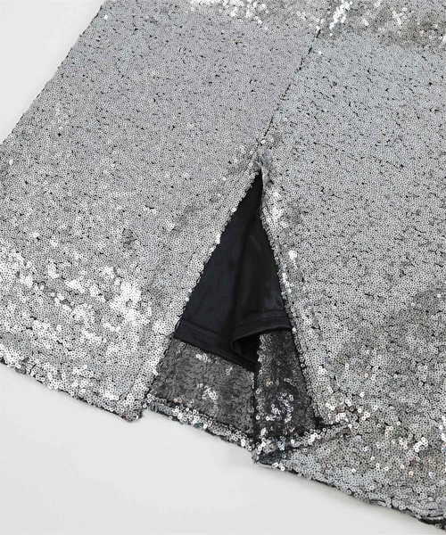 miette（ミエット）の「スパンコールタイトスカート（スカート・レディース・ブラック/シルバー・FREE）」の14枚目の写真