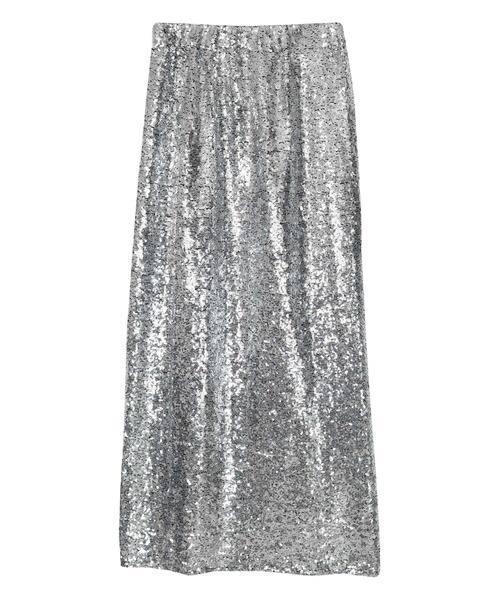 miette（ミエット）の「スパンコールタイトスカート（スカート・レディース・ブラック/シルバー・FREE）」の6枚目の写真